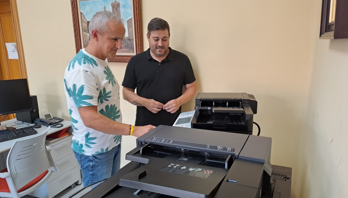 Nules apuesta por la sostenibilidad y renueva el servicio de fotocopiadoras de los edificios municipales