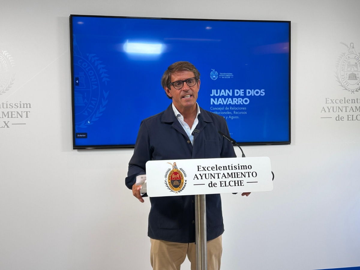 Elche obtiene 2,1 millones de euros para digitalizar y mejorar la eficiencia del ciclo urbano del agua