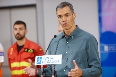 Sánchez anuncia que el martes se reconocerá la emergencia en zonas incendiadas y promete ayudas a la reconstrucción