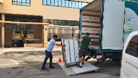 El Archivo Histórico de Castellón inicia el traslado a su nueva sede tras 36 años en Rafalafena