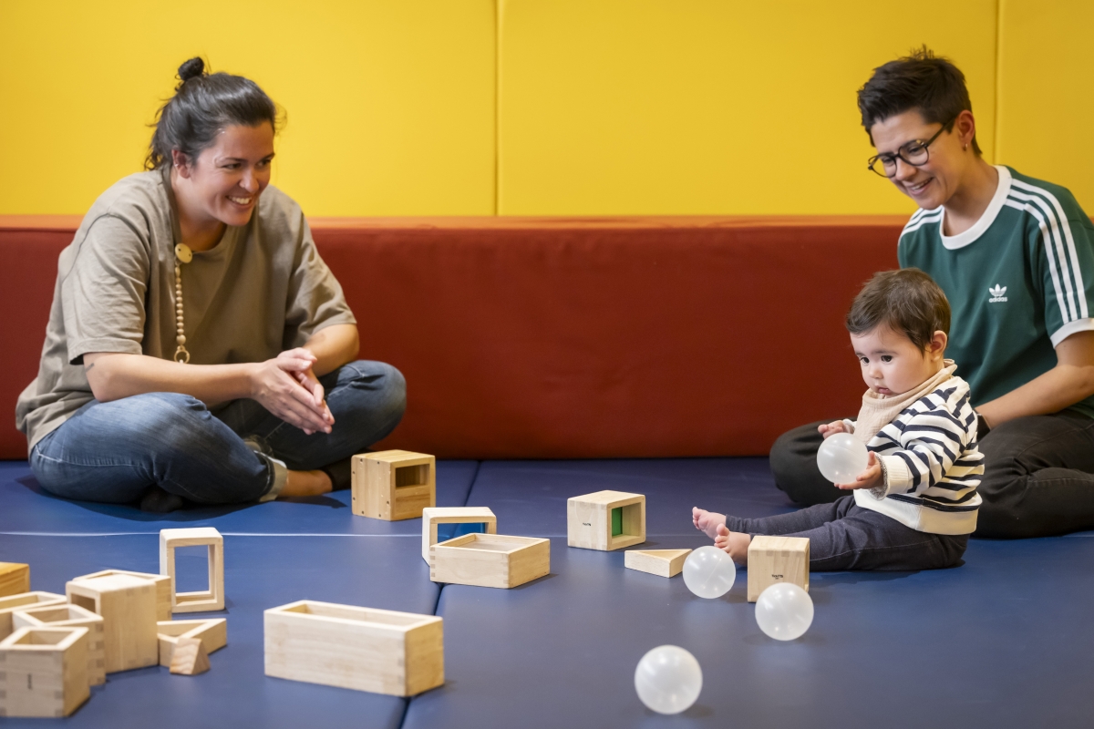 El IVAM apuesta por la primera infancia con una sala blanda adaptada al público con bebés