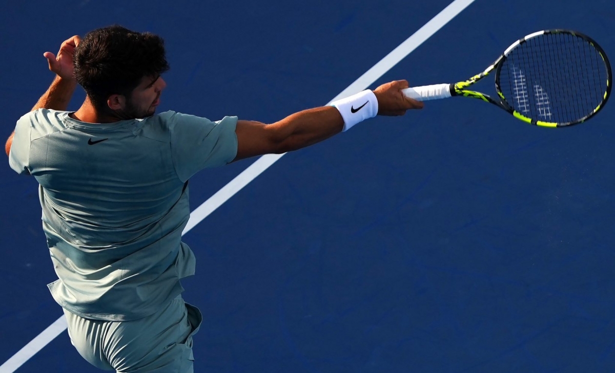 Carlos Alcaraz en Cincinnati. - Foto: ATP