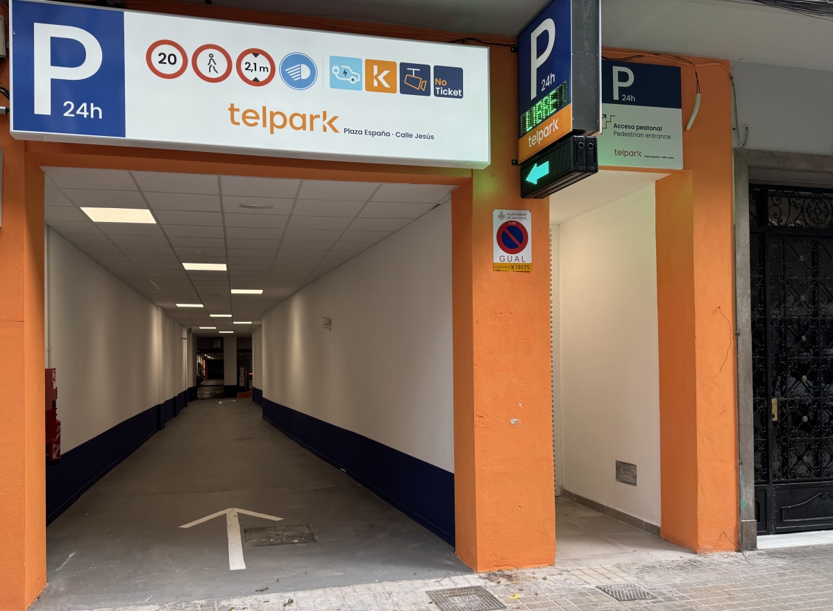 Telpark inaugura en Valencia un nuevo parking con cinco niveles y 162 plazas