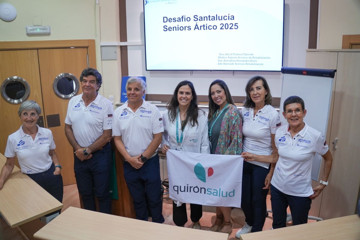 La Fundación Jiménez Díaz prepara a los participantes del Desafío Santalucía Seniors 2025 para afrontar con salud y seguridad su expedición al Ártico