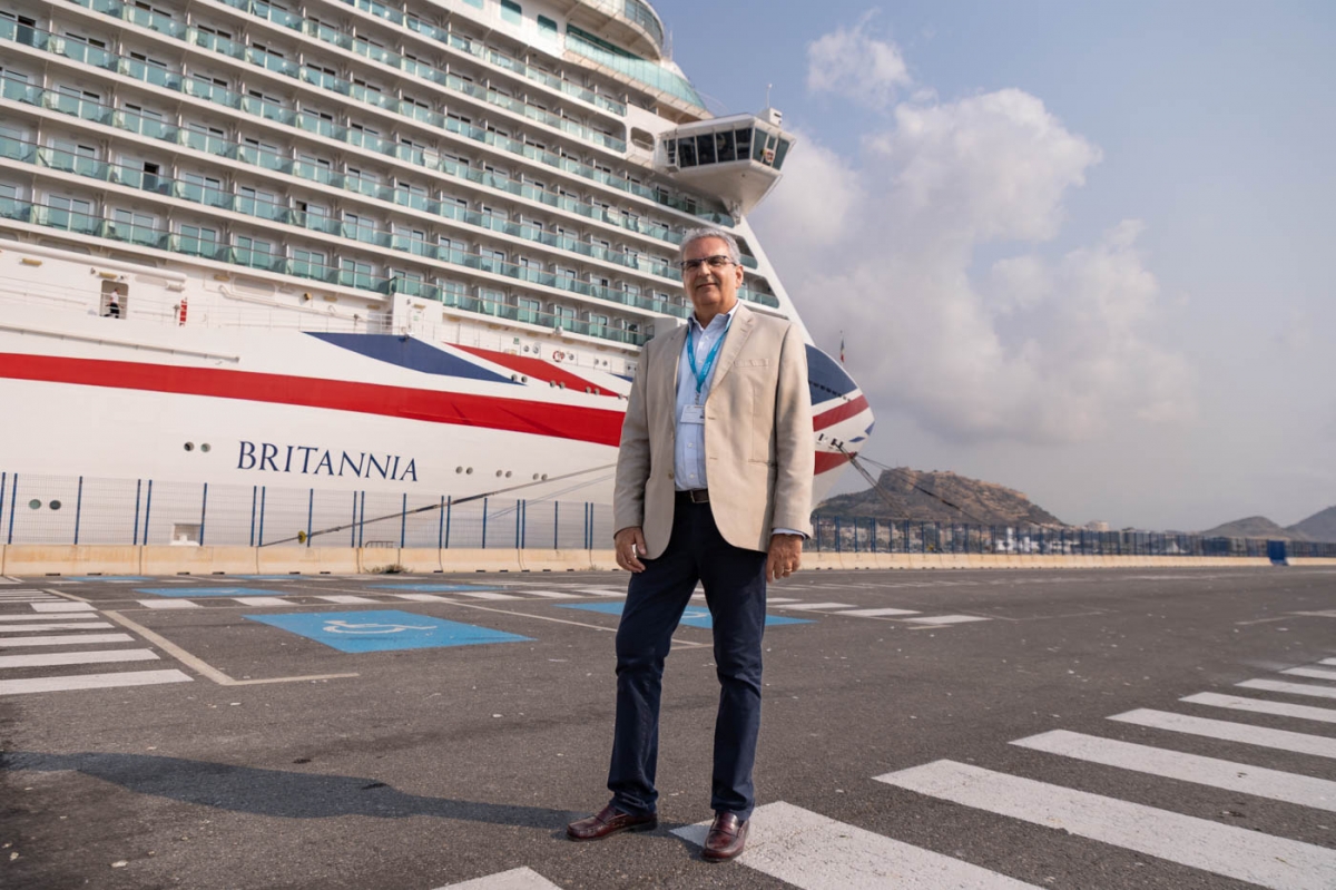 El general manager de Alicante Cruise Port, Francesco Balbi.