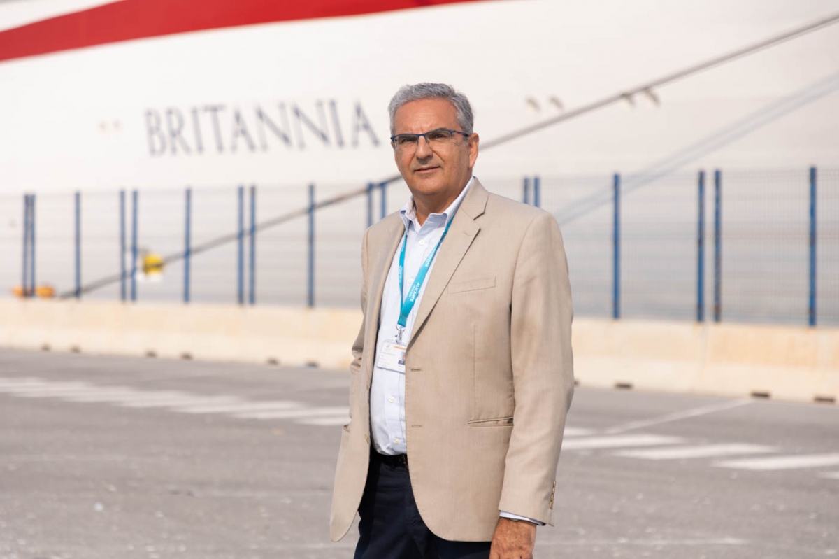 El general manager de Alicante Cruise Port, Francesco Balbi.