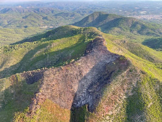 Dan por controlado el incendio de Artana, del que se desconoce aún la superficie calcinada