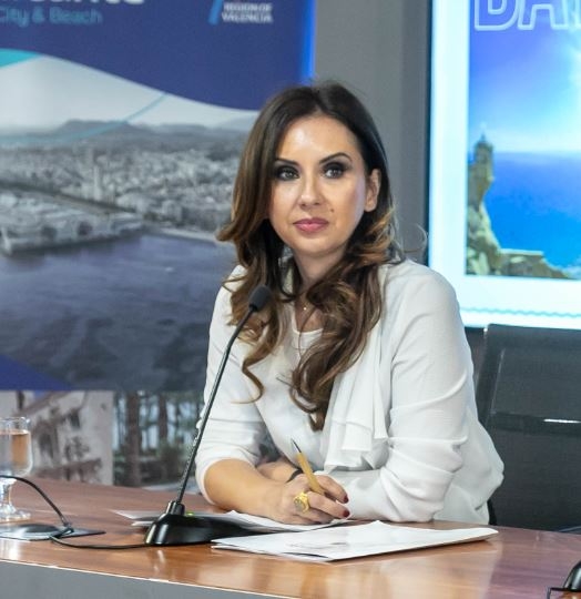 La edil de Turismo de Alicante, Ana Poquet. - 