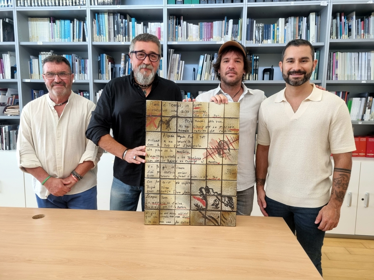 El proyecto 'Sempre torna', de Salvador Negre y Luis Vives, gana el Concurso de Mural Cerámico de l'Alcora