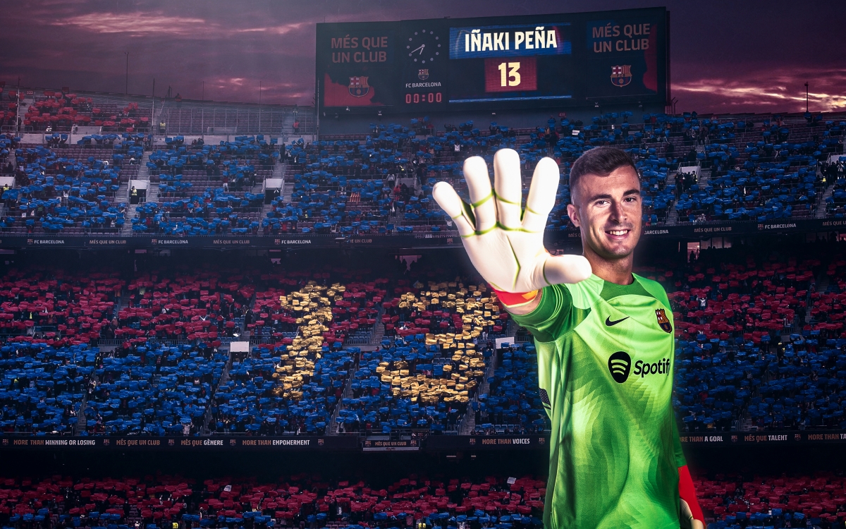 El meta del Barça Iñaki Peña tiene un buen número de papeletas para recalar cedido en el Elche