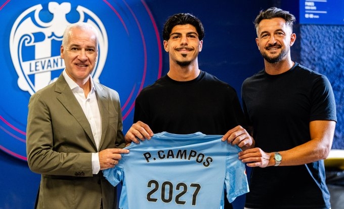 El Levante UD y Pablo Campos amplían su vinculación hasta 2027
