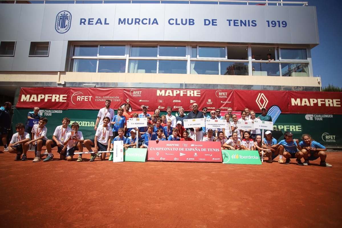 Chamartín de Madrid y UE Tenispain de Barcelona son campeones de España alevines en Murcia