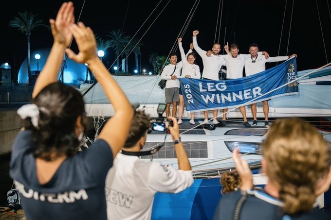 El barco francés Biotherm, con Paul Meilhat como patrón, lidera la Ocean Race Europe en Cartagena