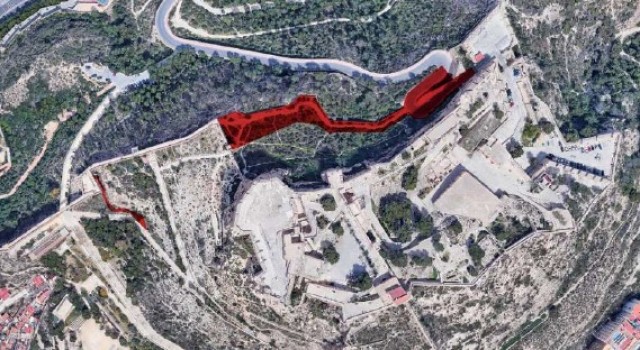 Alicante lanza el proyecto para renovar la senda peatonal entre La Ereta y Santa Bárbara
