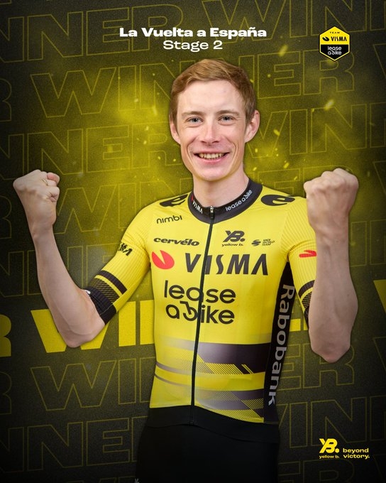 Vingegaard se impone en Limone Piemonte y es nuevo líder