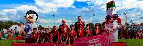 La selección benjamín de Murcia conquista la Deyna Cup Junior 2025 en Polonia