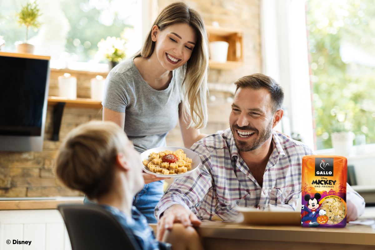 Gallo lanza al mercado una edición de pasta infantil, en colaboración con Disney