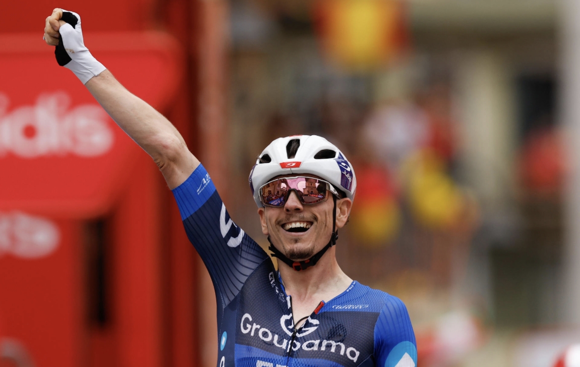 Gaudu se cuela en la fiesta de Ceres y Vingegaard mantiene la roja