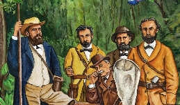 El dibujante murciano Eduardo Batán da vida a una 'Expedición al Pacífico' llena de historia, aventuras y hallazgos científicos