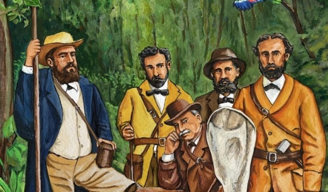 El dibujante murciano Eduardo Batán da vida a una 'Expedición al Pacífico' llena de historia, aventuras y hallazgos científicos