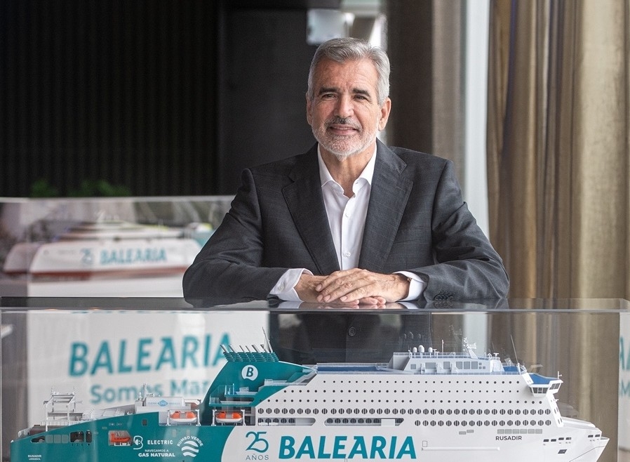 El presidente de Baleària, Adolfo Utor. - Foto: RAFA MOLINA