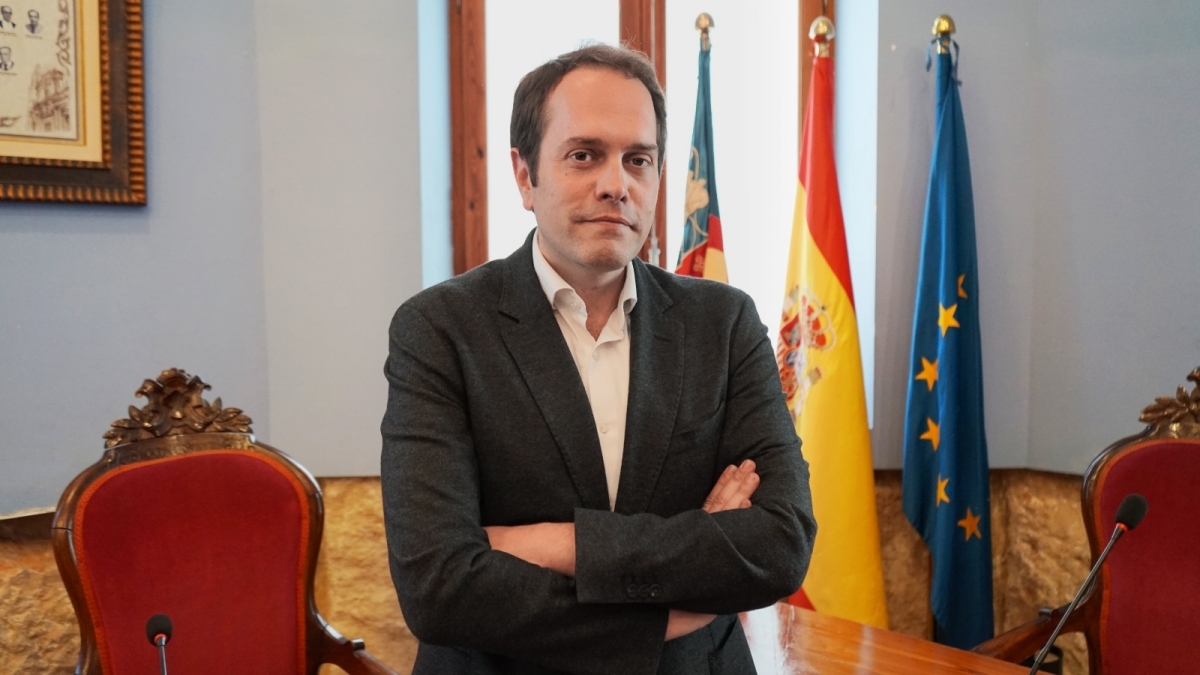 El alcalde de Cheste, José Morell. - 