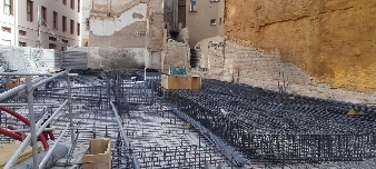 El solar de la plaza José María Artés, en el casco de Cartagena, renace tras décadas de abandono con 13 nuevas viviendas