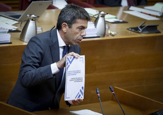 Mazón expondrá a Pedro Sánchez 