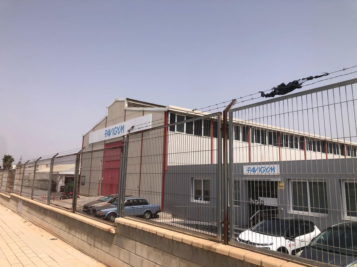 La planta de producción de Pavigym, en Alicante.