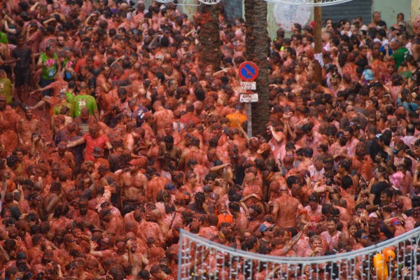 La tomatina de Buñol de 2025 en imágenes