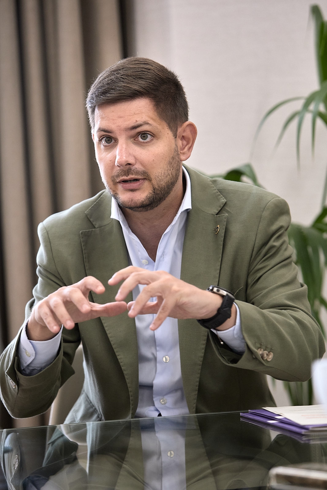 José Manuel Prieto, alcade de Gandia.