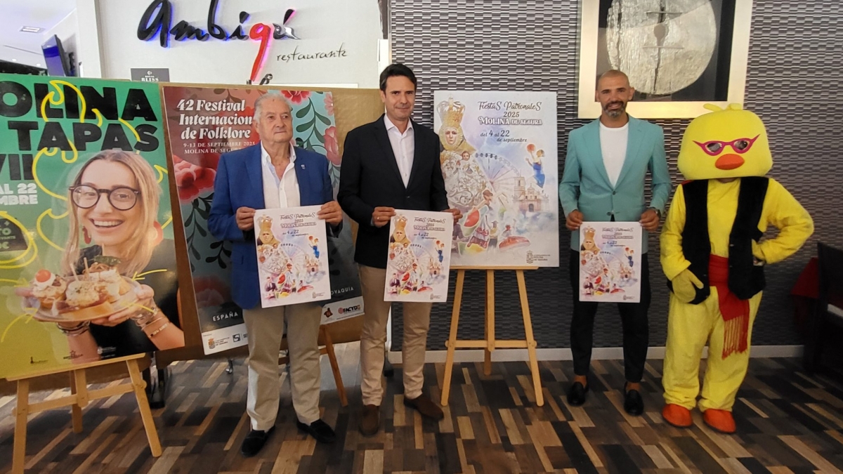 Presentación de las Fiestas Patronales de Molina 2025 - Foto: AYTO. MOLINA DE SEGURA