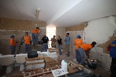 Burriana construye los primeros baños adaptados en las pistas de atletismo de Llombai