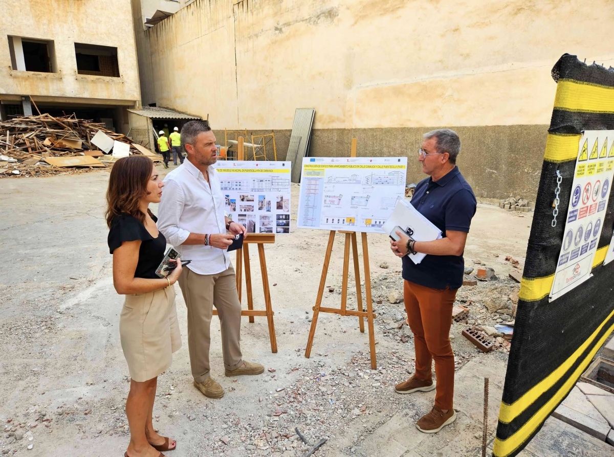 Caravaca impulsa su casco historico con la construcción de un parking público que abrirá en junio de 2026 