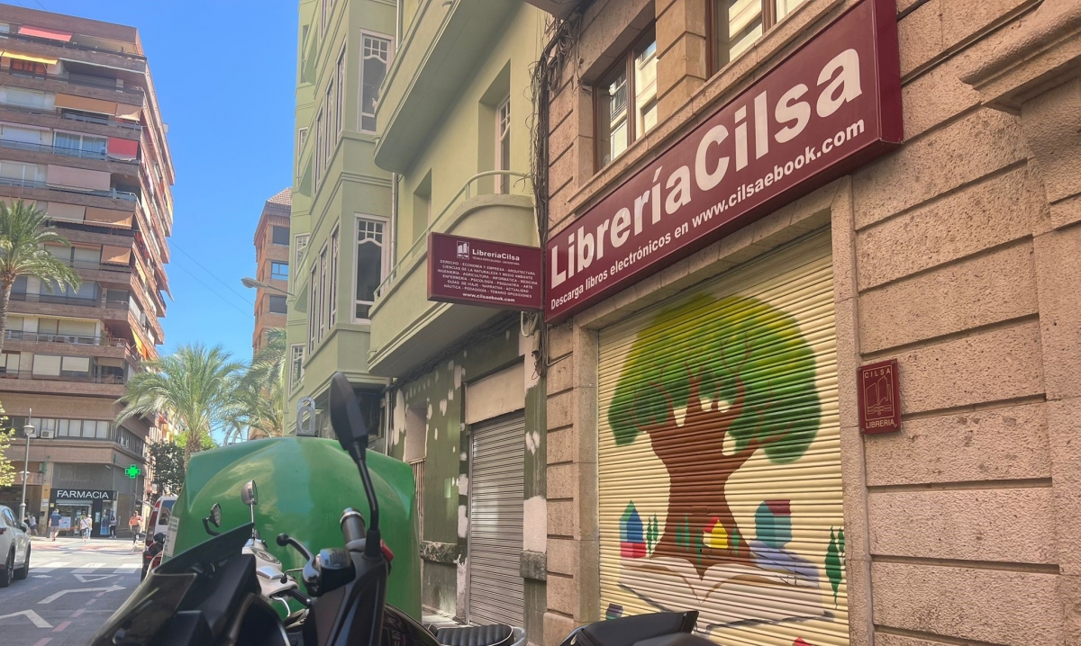 Más cambios en las librerías de Alicante: Cilsa se traslada a la calle San Juan Bosco