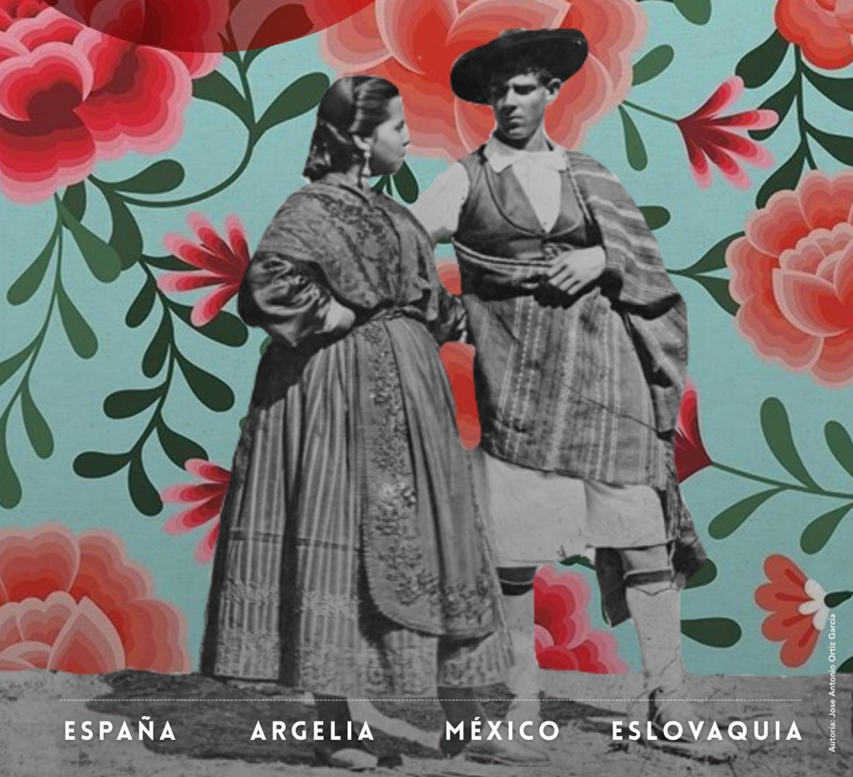 Fragmento del cartel del Festival de Folklore