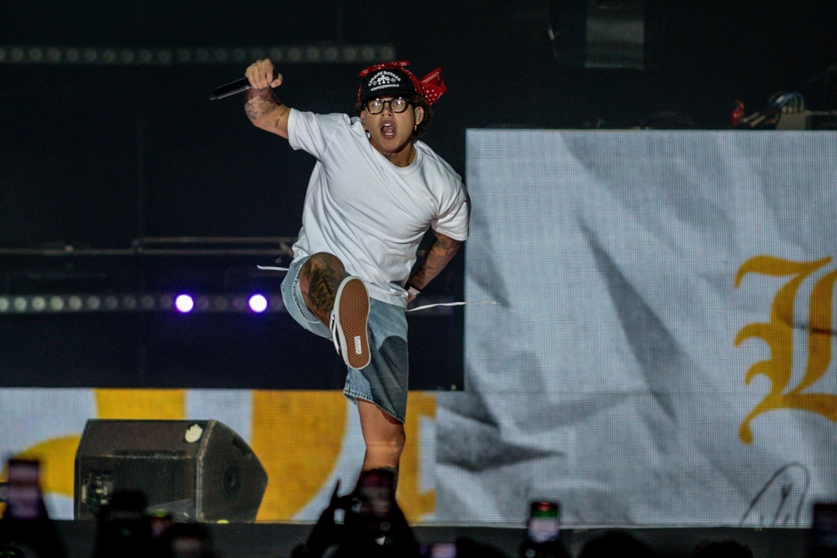 El cantante Beéle, en LOS40 Primavera Pop 2025. - Foto: Ricardo Rubio / Europa Press