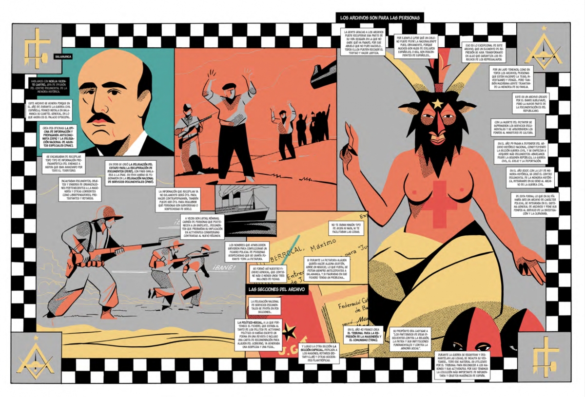 Carla Berrocal bucea en los Archivos Estatales en 'La puerta de la memoria'