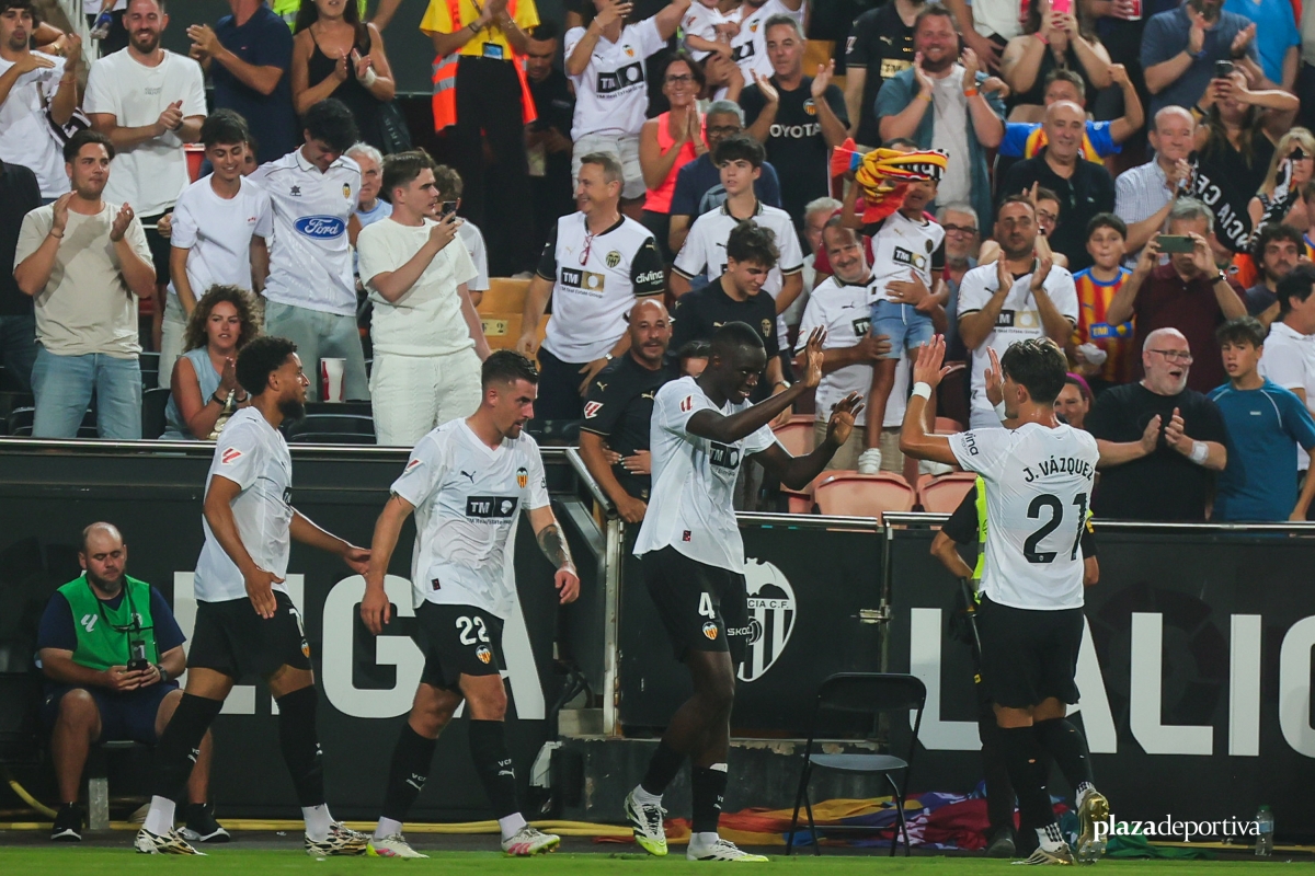 El partido entre Valencia CF y Getafe CF, en imágenes