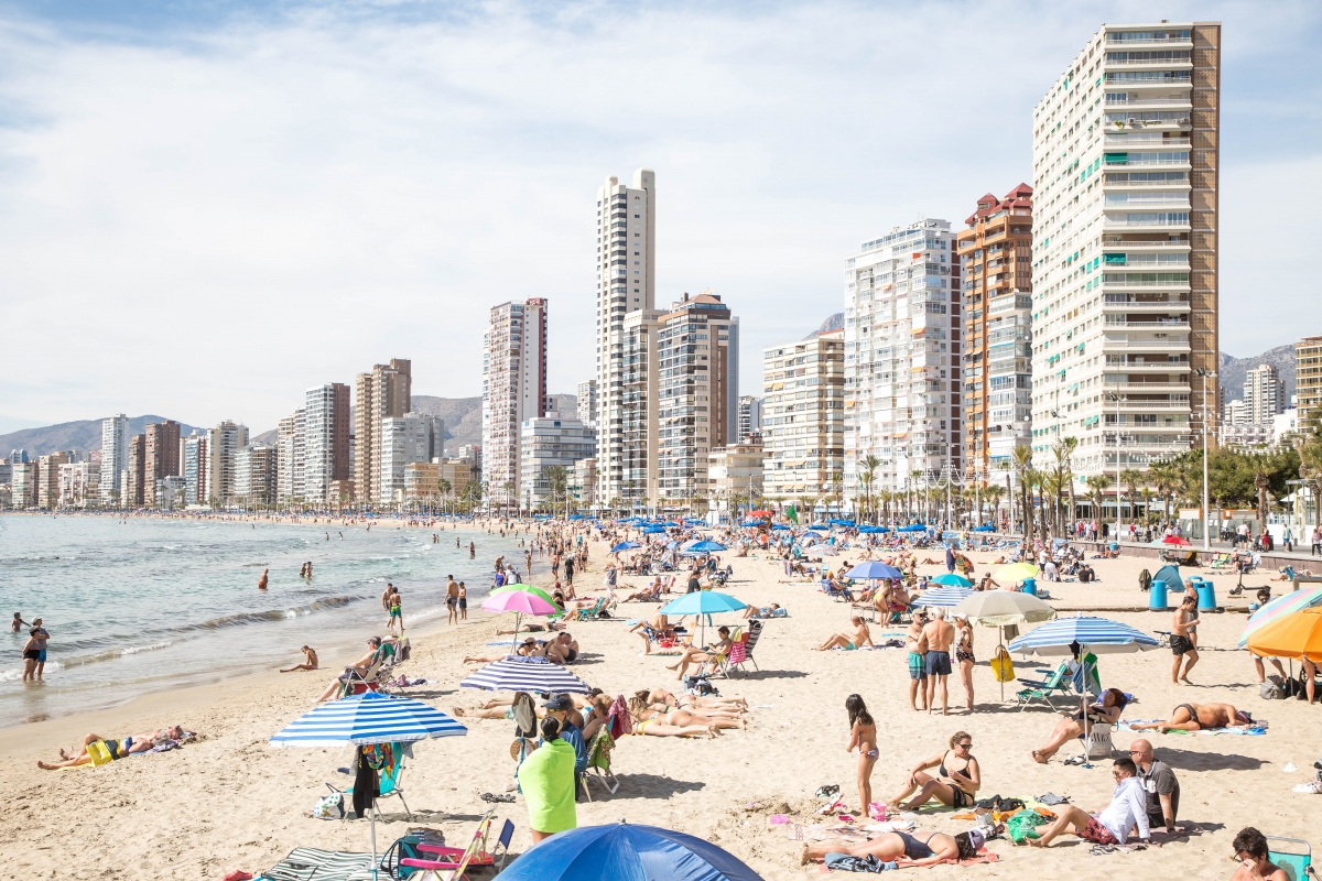 Benidorm 'reina' en ocupación hotelera en agosto y roza el 93 % de media