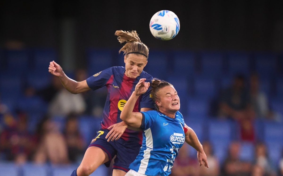 El Alhama es goleado por el Barça en su retorno a la élite 833 días después (8-0)