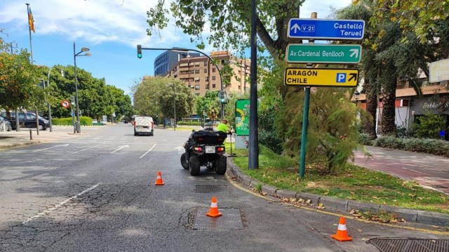 El Ayuntamiento de València intensifica la revisión de imbornales y pasos inferiores ante la llegada de lluvias