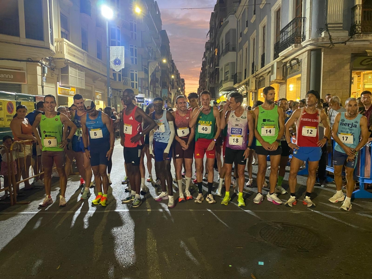 Dominio keniano en la Carrera Internacional Alcaldesa de Águilas con Esau Kipkorir y Mercy Nelima
