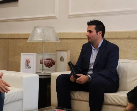 Néstor Albert cuando era alcalde de Quart de les Valls