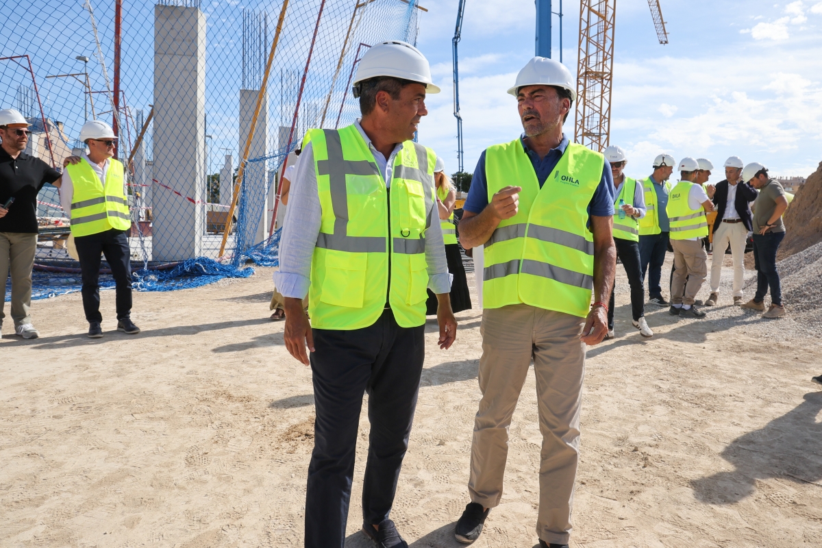 Las obras del colegio La Almadraba de Alicante avanzan con el objetivo de abrir el curso 26-27