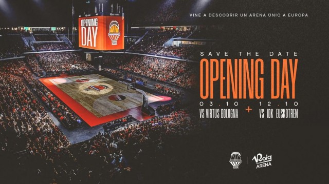 Dos grandes eventos para abrir el Roig Arena en modo baloncesto