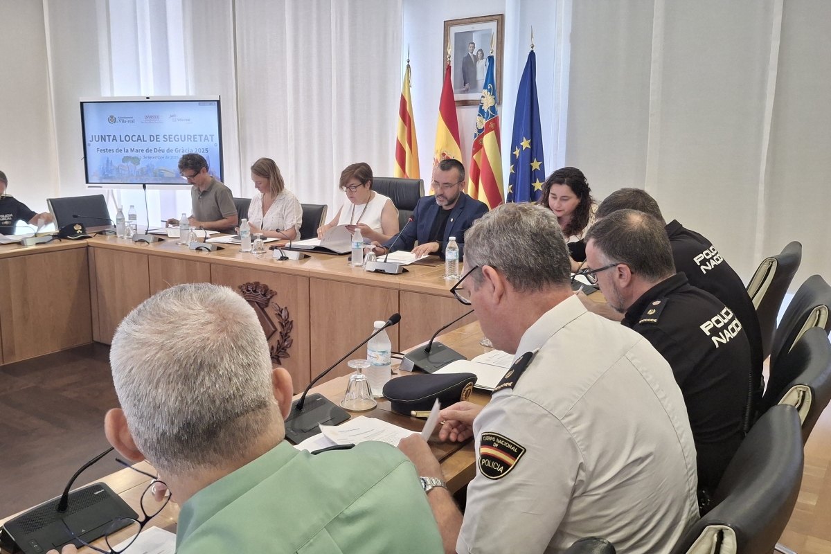 Vila-real tindrà més de 130 reforços per a garantir la seguretat en les festes de la Mare de Déu de Gràcia