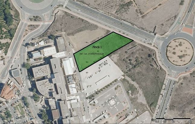 Parcela que será objeto de la expropiación