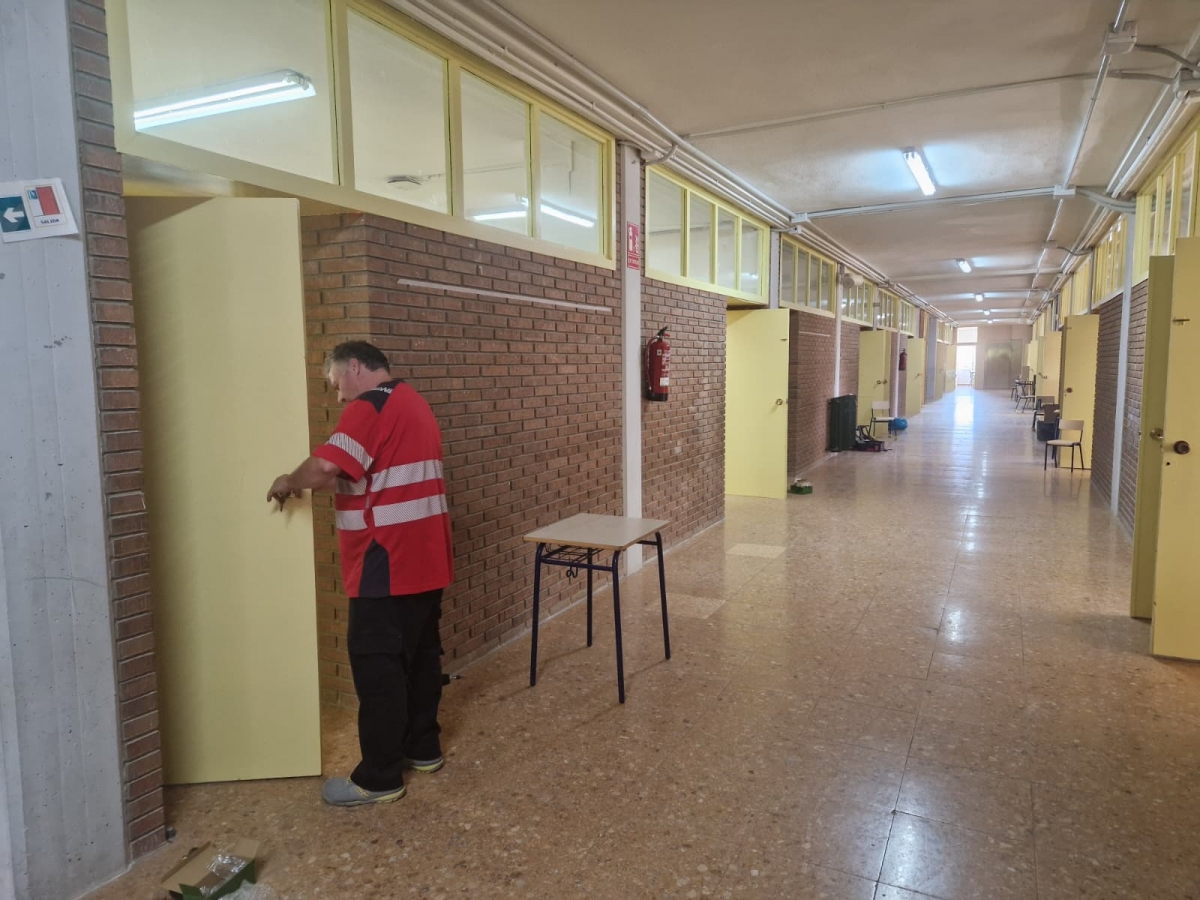 Alboraya establece un sistema más eficaz de colaboración con los colegios públicos para mejorar su mantenimiento