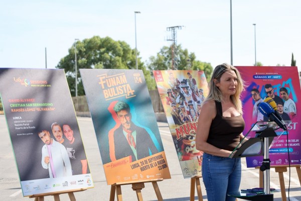 Vanesa Martín, Antoñito Molina y Funambulista actuarán en la Feria de Lorca